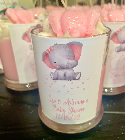 BABY SHOWER CANDLE FAVORS